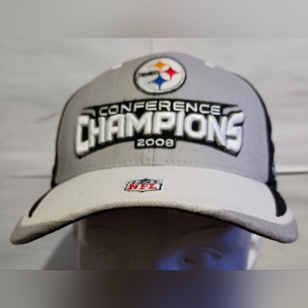 Pittsburgh Steelers 2008 Conference Champion Super Bowl Strapback Hat